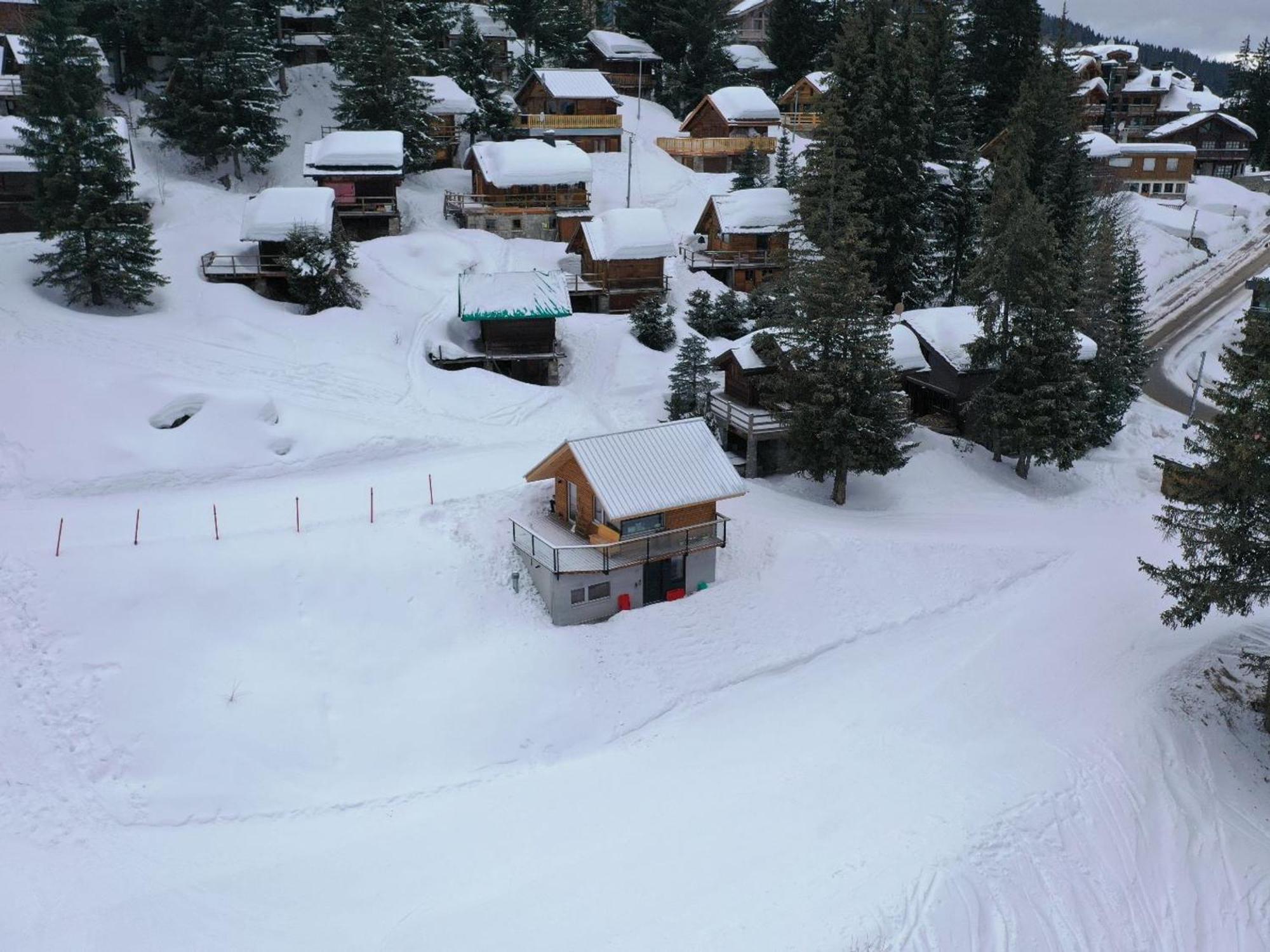 Vila Chalet Neuf A Courchevel 1850, Pret Pour 6 Avec Ski Aux Pieds Et Wifi! - Fr-1-575-233 Exteriér fotografie