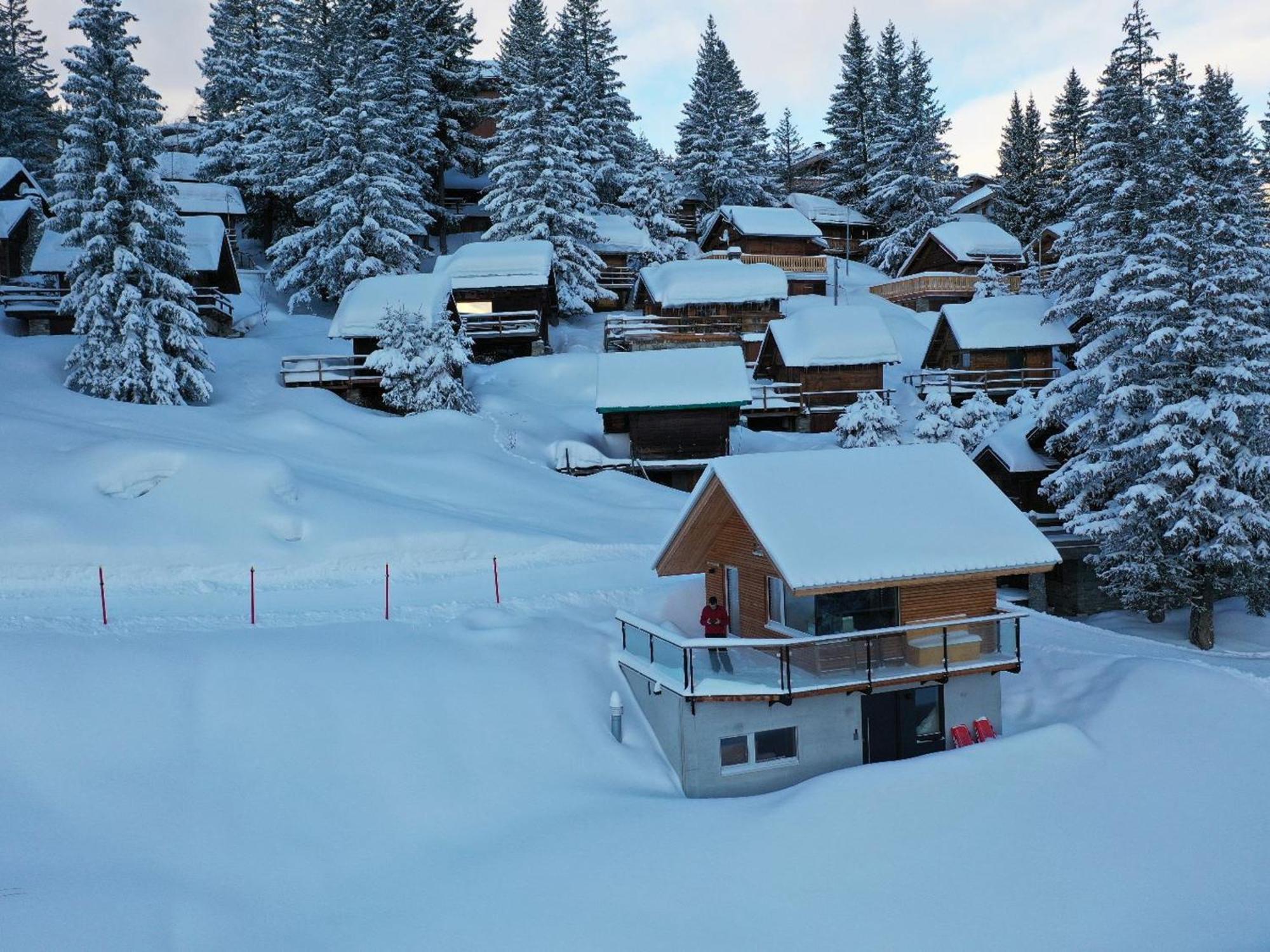 Vila Chalet Neuf A Courchevel 1850, Pret Pour 6 Avec Ski Aux Pieds Et Wifi! - Fr-1-575-233 Exteriér fotografie